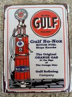 Gulf Tankstelle benzin classic werbung reklame