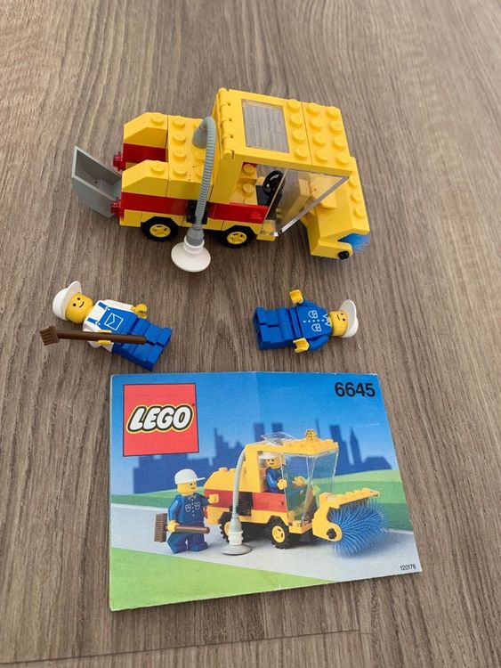 Lego Giocattoli: Vintage Lego 6645 Strassenkehrmaschine + Anleitung – Usato da Fislisbach venduto da chili2006