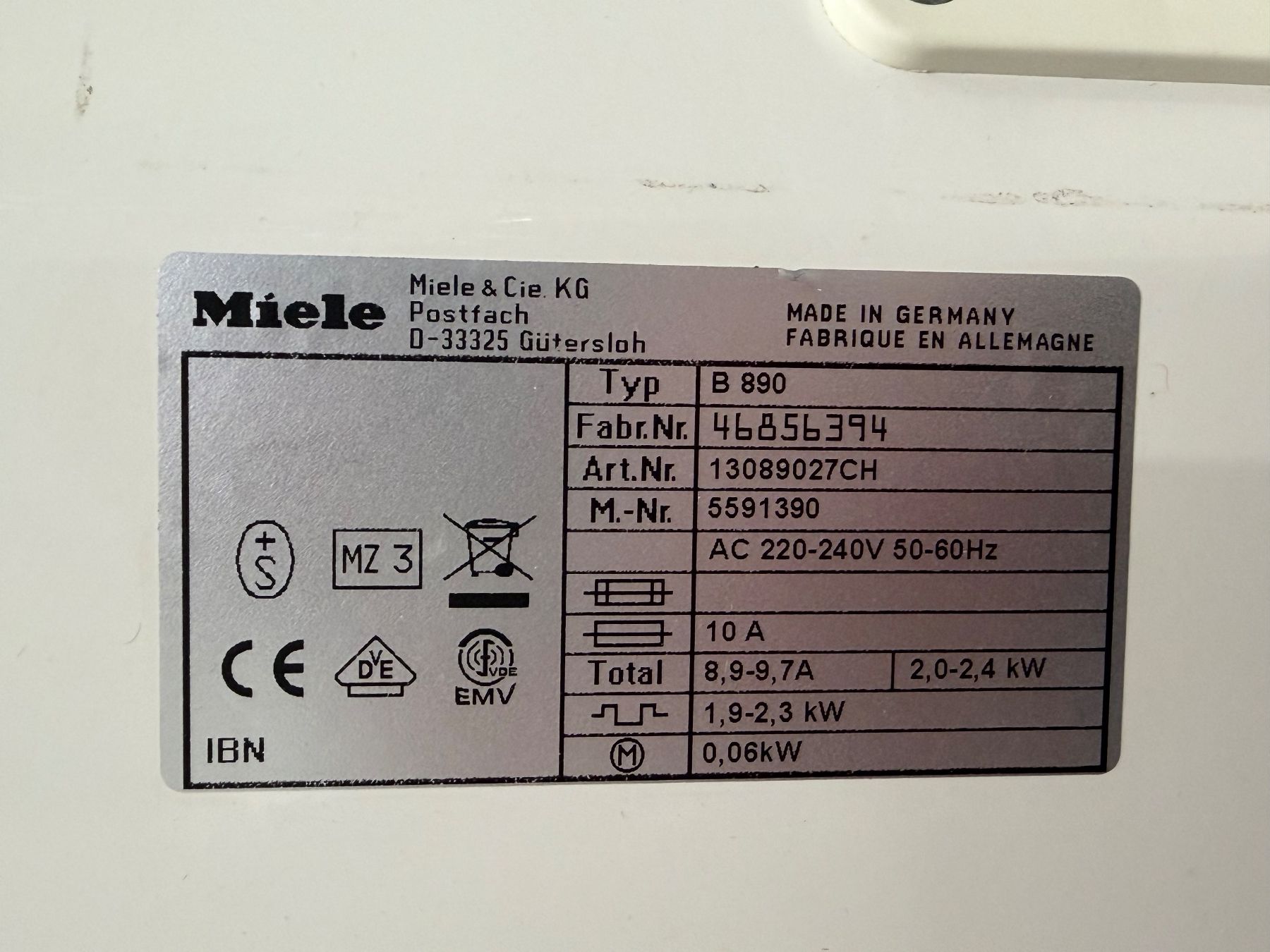 Tutte le macchine: Miele Bügelmaschine mit breiter Walze – Usato da Spiegel b. Bern venduto da rit_9s2z 2