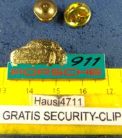 PORSCHE 911 GOLDIG SCHWEIZ PIN SWISS MADE AUTO SPORT-CAR