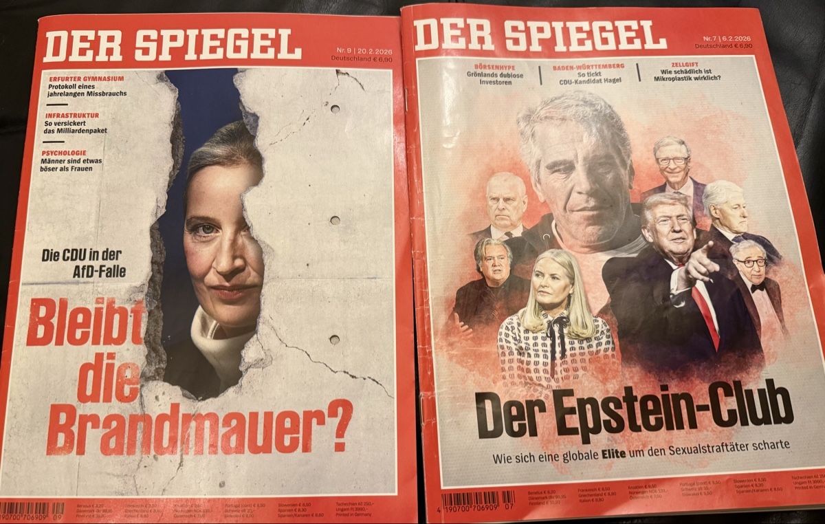 Riviste & Magazine: 2x Der Spiegel/ Epstein/Brandmauer/2.26 – Usato da hunzenschwil venduto da Oldipark