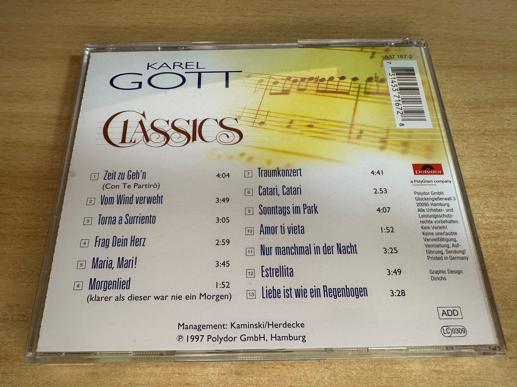 CD: L8 Karel Gott – Classics – Usato da Rikon im Tösstal venduto da Alpenmutz 1