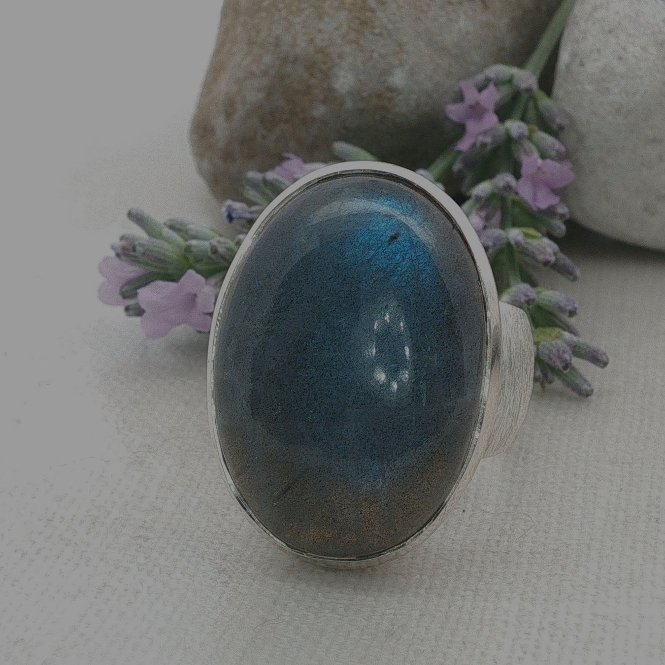 Olga Ribler Anelli: Unikate Silber Ring 925 Grösse 56 mit Labradorite – Nuovo (secondo la descrizione) da Luzern venduto da Schmuckoutlet 4