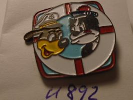 1 Walt Disney Pin - Goofy & Kater Karlo (U892)