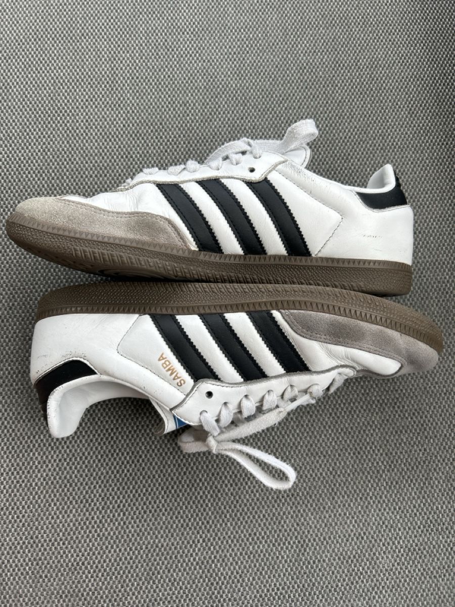 Adidas Herrenschuhe: adidas Samba, Grösse 40 2/3, weiss – Gebraucht aus Erlinsbach SO von hallon480 1