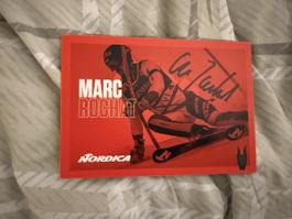 Autogrammkarte Marc Rohat Nordica mit Unterschrift neuwertig