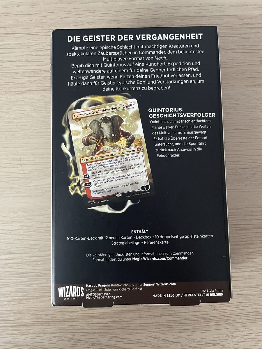 Karten: MTG Commander Precon Deck – Neu und originalverpackt aus Schlieren von mas_l7wp 1