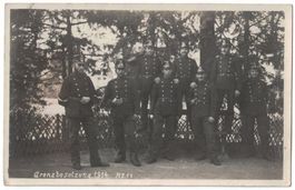 Grenzbesetzung 1914, gelaufen 1914 von Ballwil nach Luzern
