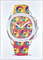 Death NYC Ltd Pop Art Druck " Murakami Patek Philippe Watch