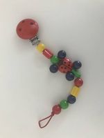 Nuggi Kette Schnuller Kette Holz NEU