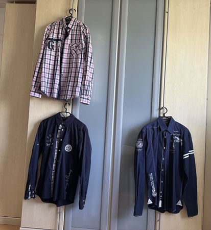 Coole 3Hemden-Set für Herren, Grösse M