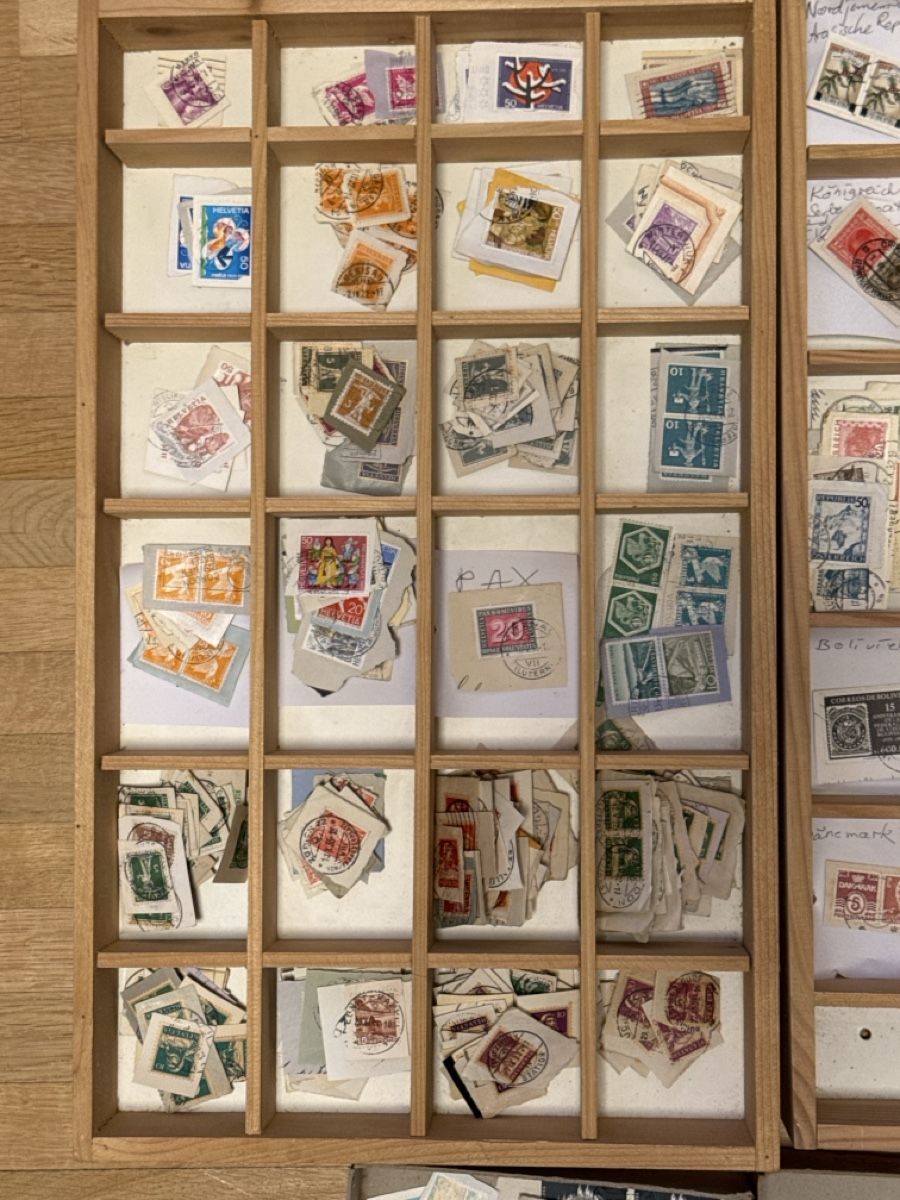 Tutti i francobolli: Briefmarken-Sammlung auf Briefstücken ab 1900 – Usato da Winterthur venduto da han_m89f 1