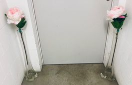 2 Elefantenfüsse Vasen von Roberto Niederer, Glasi Hergiswil