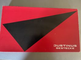 Justinus Besteckset 12-teilig Edelstahl neuwertig