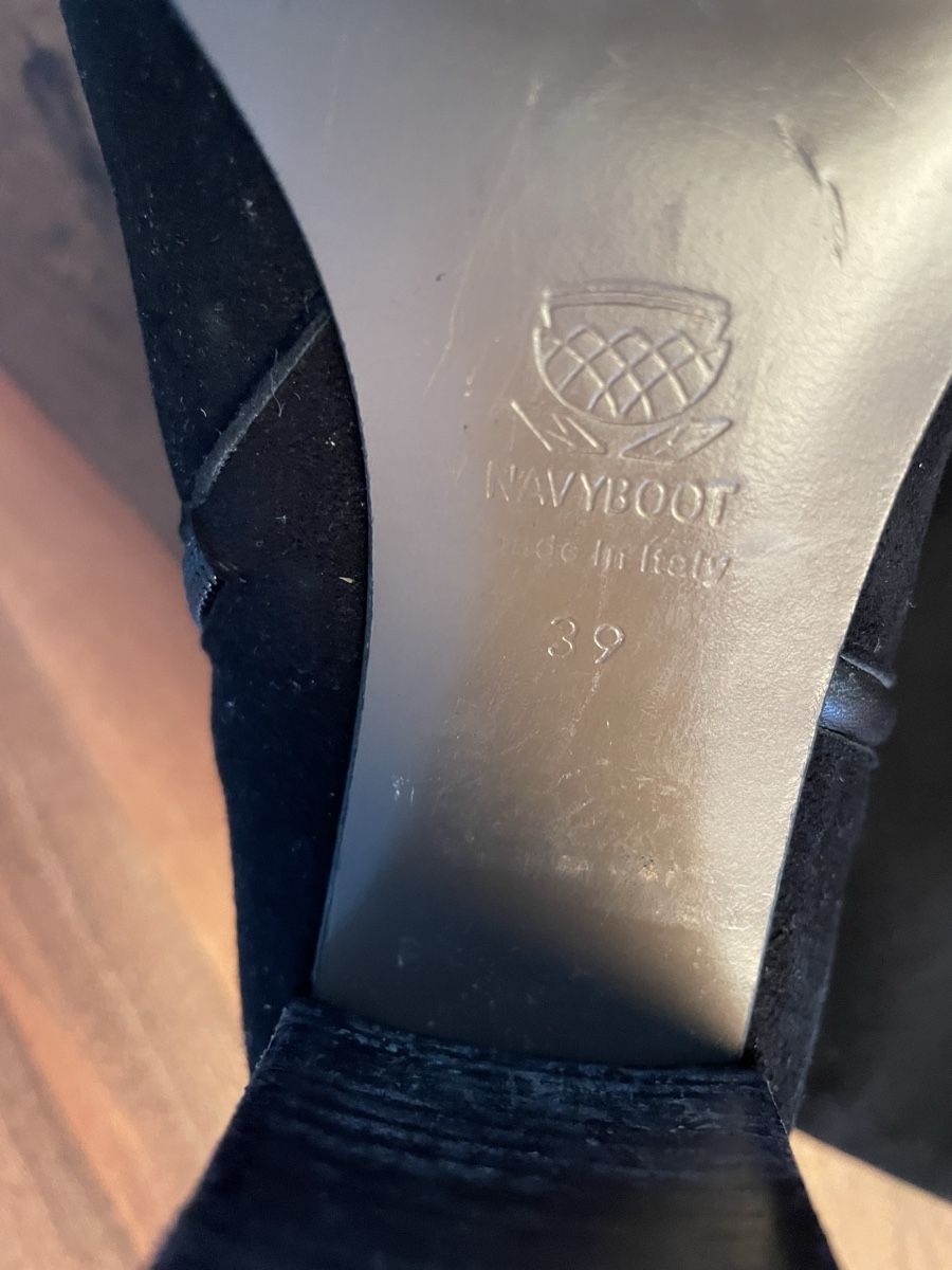 Navyboot Scarpe da donna: NAVYBOOT Wildlederstiefel, Schwarz, Grösse 39 - TOP! – Usato da Gockhausen venduto da AnneT07 4