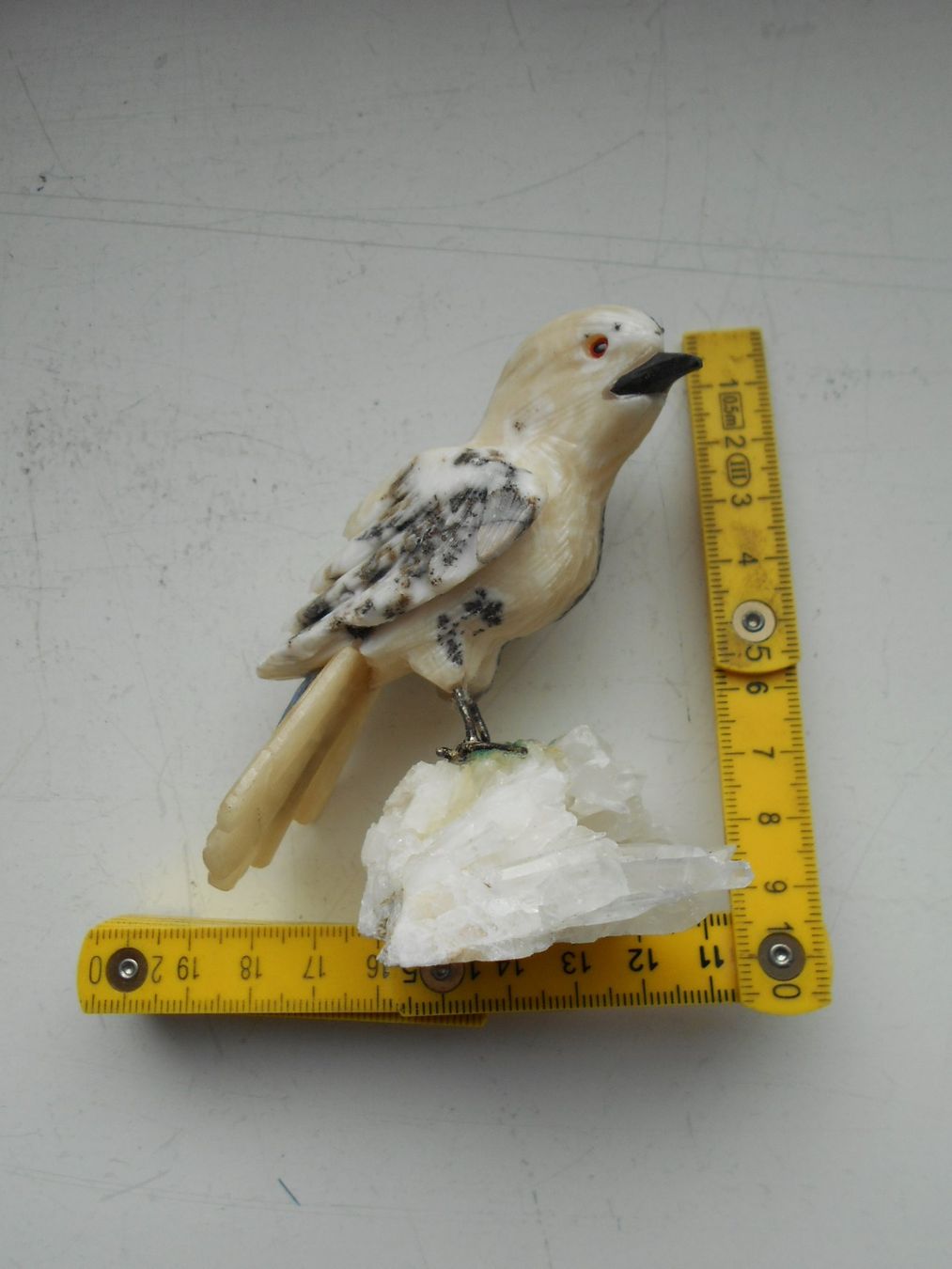 Statuette: Vogel aus Peru mit Serpentin – Nuovo (secondo la descrizione) da Zürich venduto da swisscristal01 3