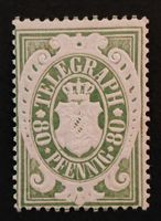 Altdeutschland Bayern - Telegraphenmarke 1876**