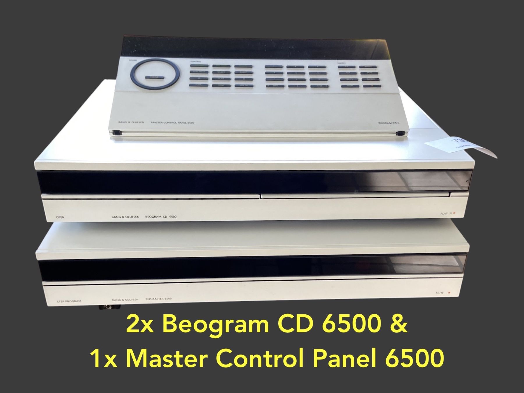 Bang & Olufsen Amplificateurs: 🟢   B & O: Beogram CD 6500 _ Beomaster 6500 - mit Control-P – D'occasion à Zürich par trashtussi