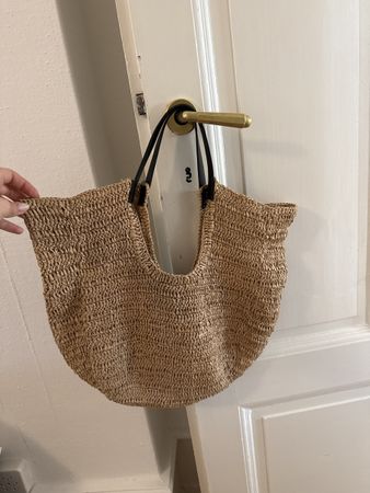 Straw tote bag from COS