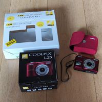 Nikon COOLPIX L25 Digitalkamera rot 10,1 MP 5x Zoom 3" Set