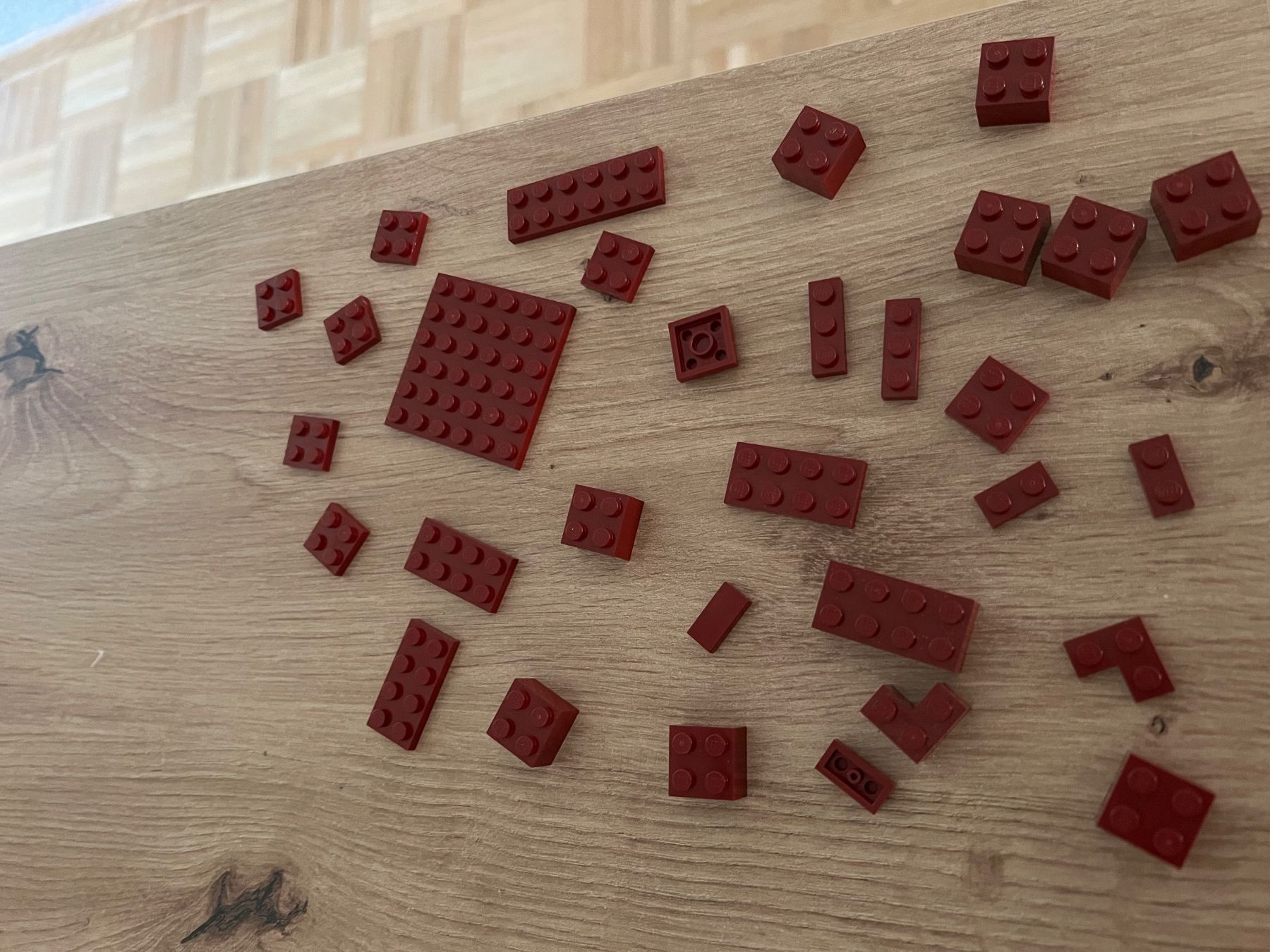 Lego Giocattoli: Lego Bausteine dunkelrot – Usato da Steffisburg venduto da Mamschi