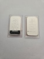 2x Raiffeisen Silberbarren 50g Fine Silver 999.0
