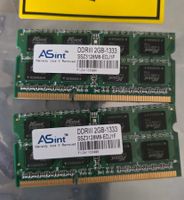 ASint 4GB (2x 2GB) DDR3-1333 SO-DIMM Kit