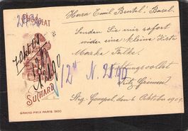 Suchard PK 044.SUCH  14 ,  gel. 6.X.1909