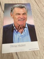 Original Signierte Autogrammkarte von Ottmar Hitzfeld