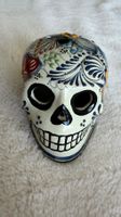 Authentic Hand-Painted Mexican Talavera Skull – Handmade Art