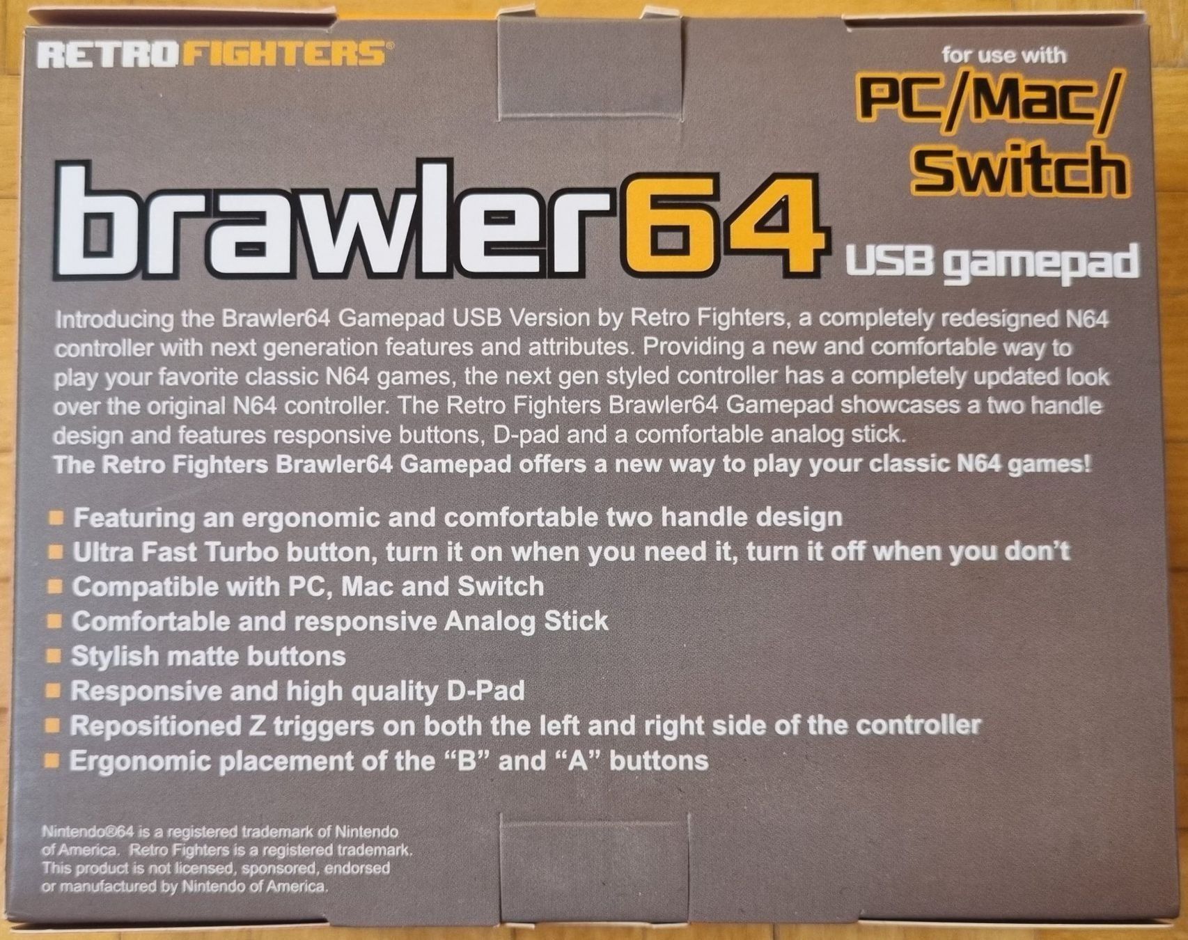 Controller: Retro Fighters Brawler64 USB : N64 Controller für Switch/PC – Neu und originalverpackt aus Froideville von xXSebastienXx 4