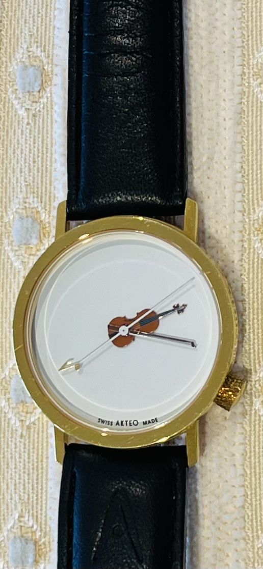 Orologi: Armbanduhr mit Violine-Zeiger – Nuovo (secondo la descrizione) da Bözberg venduto da JRose19 4