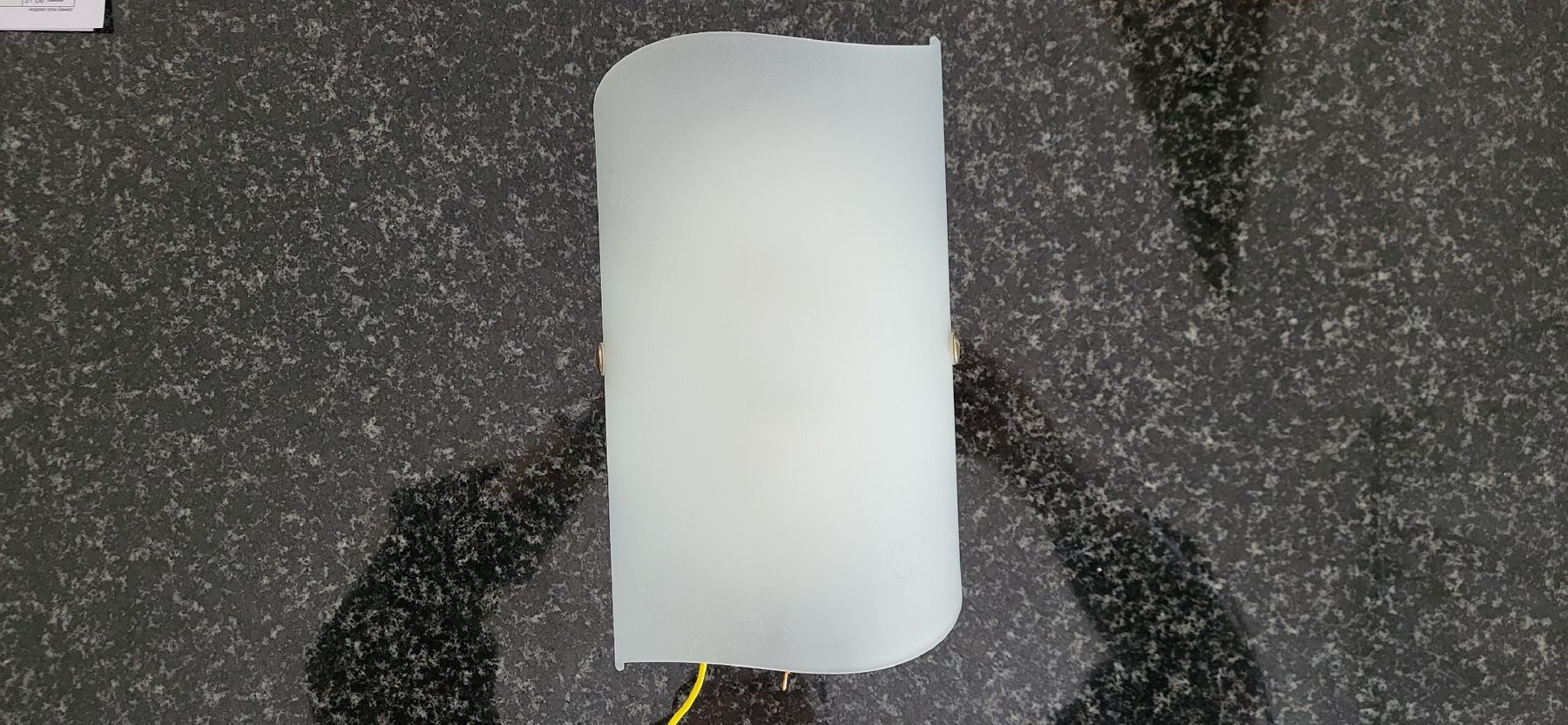 Lampade: Wandleuchte mit geschwungenem Glas – Usato da Hergiswil NW venduto da FuellCell 4