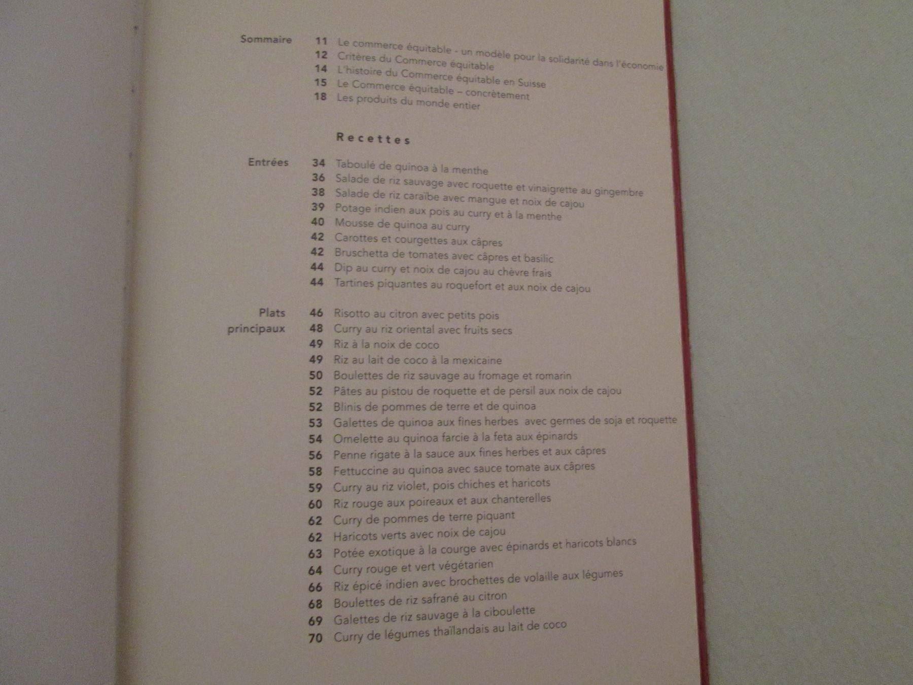 Libri: Le livre de cuisine du Commerce équitable – Usato da Neuchâtel venduto da Dualseele 2