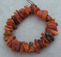 ♥ ARMBAND / Baltischer Bernstein / ROH - GESUND - MASSIV ♥
