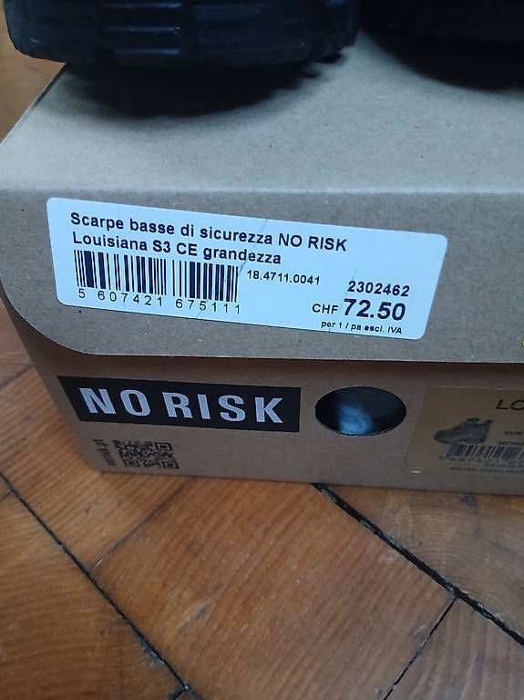Scarpe da uomo: Scarpe antinfortunistiche no risk – Usato da Locarno venduto da sch_r2rh 3