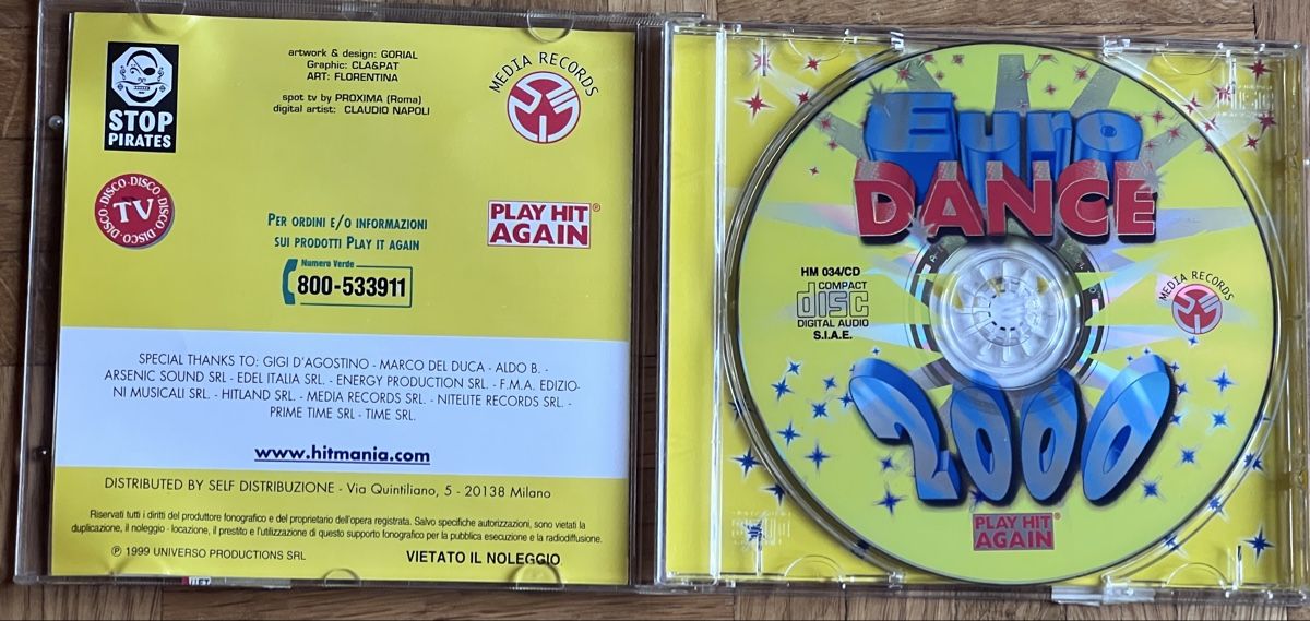 CD: Euro Dance 2000 Compilation  – Usato da Dino venduto da ani_ypr9 1