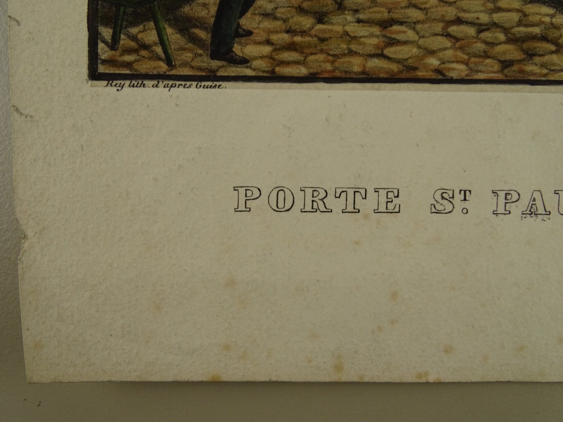 Incisioni: BASEL SPALENTOR, JUDAIKA, LITHOGRAPHIE UM 1850 – Usato da Grüningen venduto da Kartensammler 5