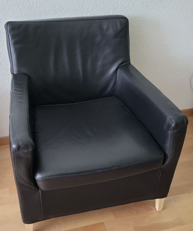 Schwarzer IKEA Ledersessel Kaufen auf Ricardo