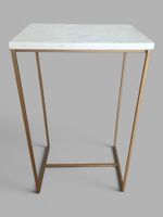 Maisons du Monde Beistelltisch Venice | Marmor & Gold
