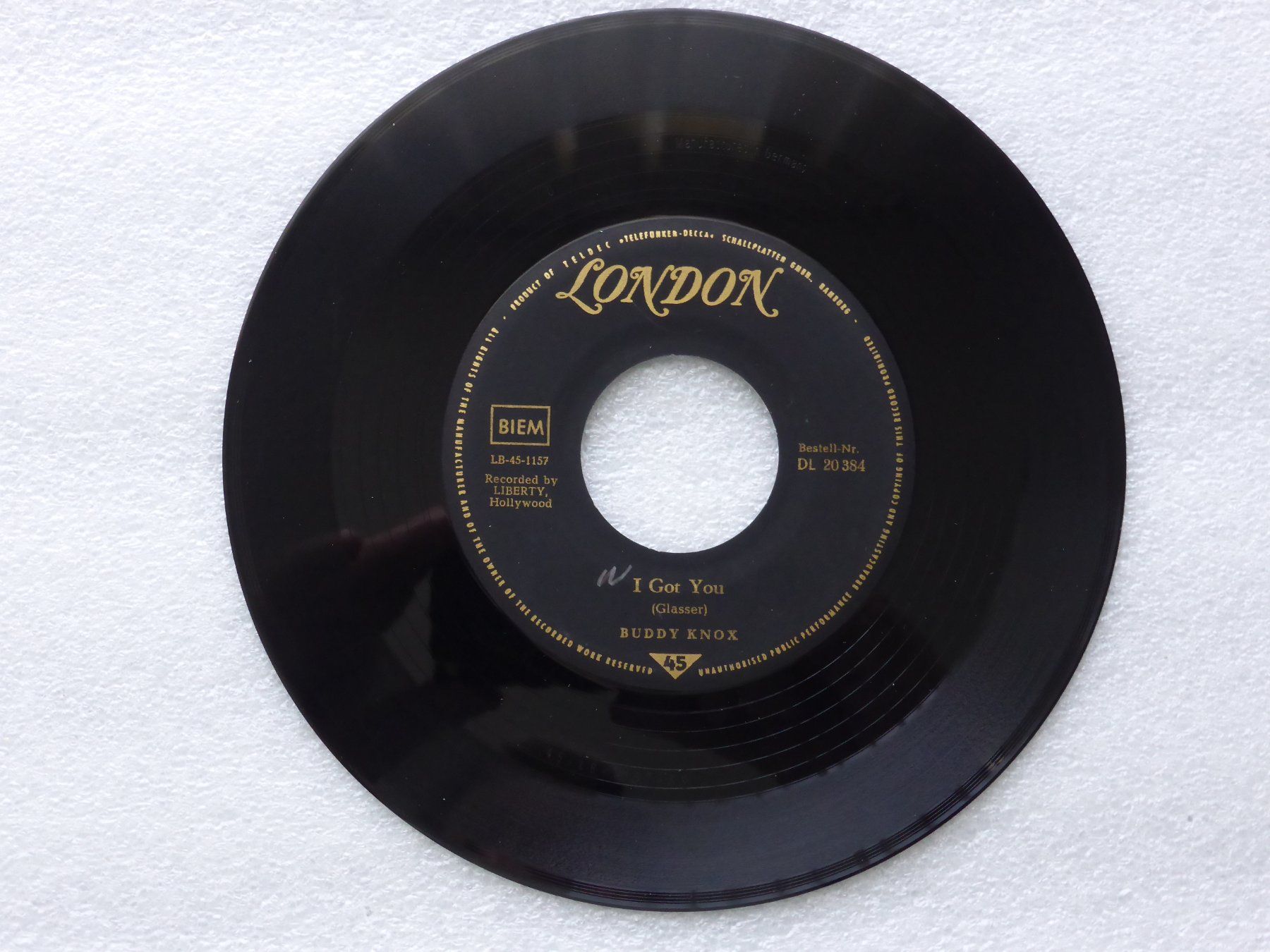 Vinyles: Vinyl Single   BUDDY KNOX – D'occasion à Küssnacht am Rigi par Mondkinder 1