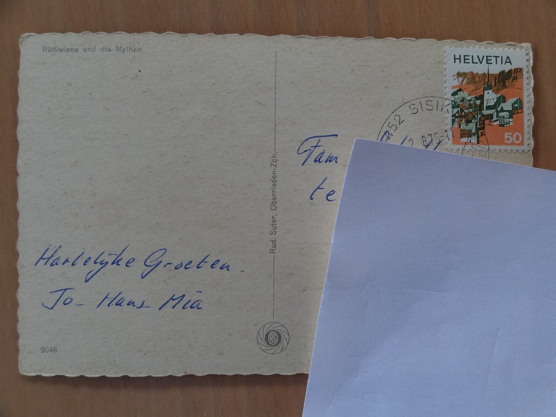 Cartoline postali: Rütliwiese - URI - 01056-57 – Usato da St Léonard venduto da Riglin 1