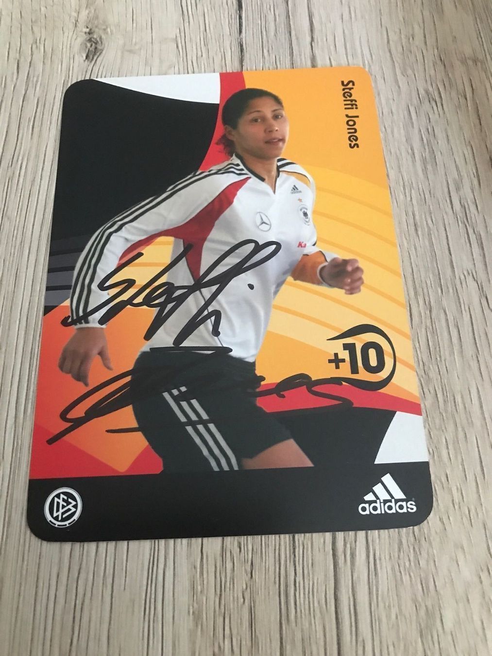 Autografi: Original Autogrammkarte Steffi Jones DFB – Usato da Naters venduto da juveman