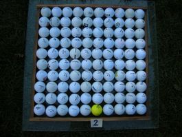 100 Stk. Golfbälle Golf Ball Übungsbälle diverse Marken