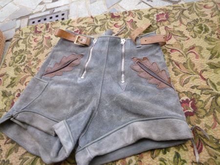 Hirschlederhosen Hosen Lederhose  Lederhösl Alpenkitz Shorts