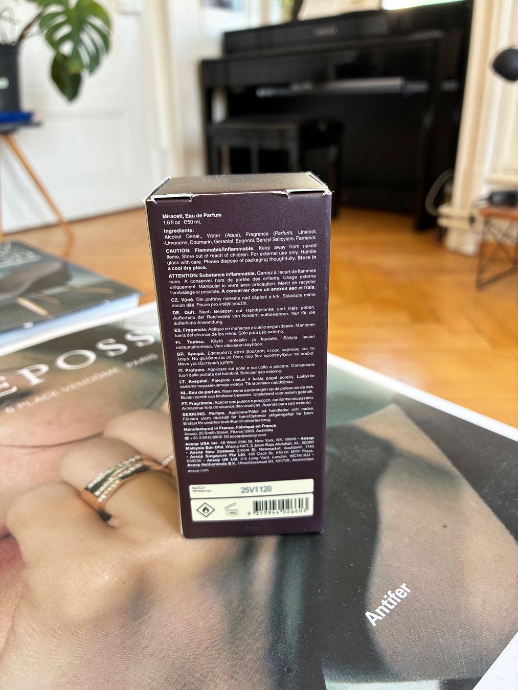 Aesop Profumi & Eau de Toilette: Aesop Miraceti Eau de Parfum NEU – Nuovo e nell'imballaggio originale da Fribourg venduto da waves55 4