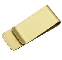 Geldklammer aus Metall, Goldfarben - Neu