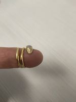 Anello in oro con piccolo diamante