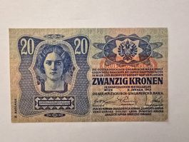 20 Kronen  1913 presque neuve