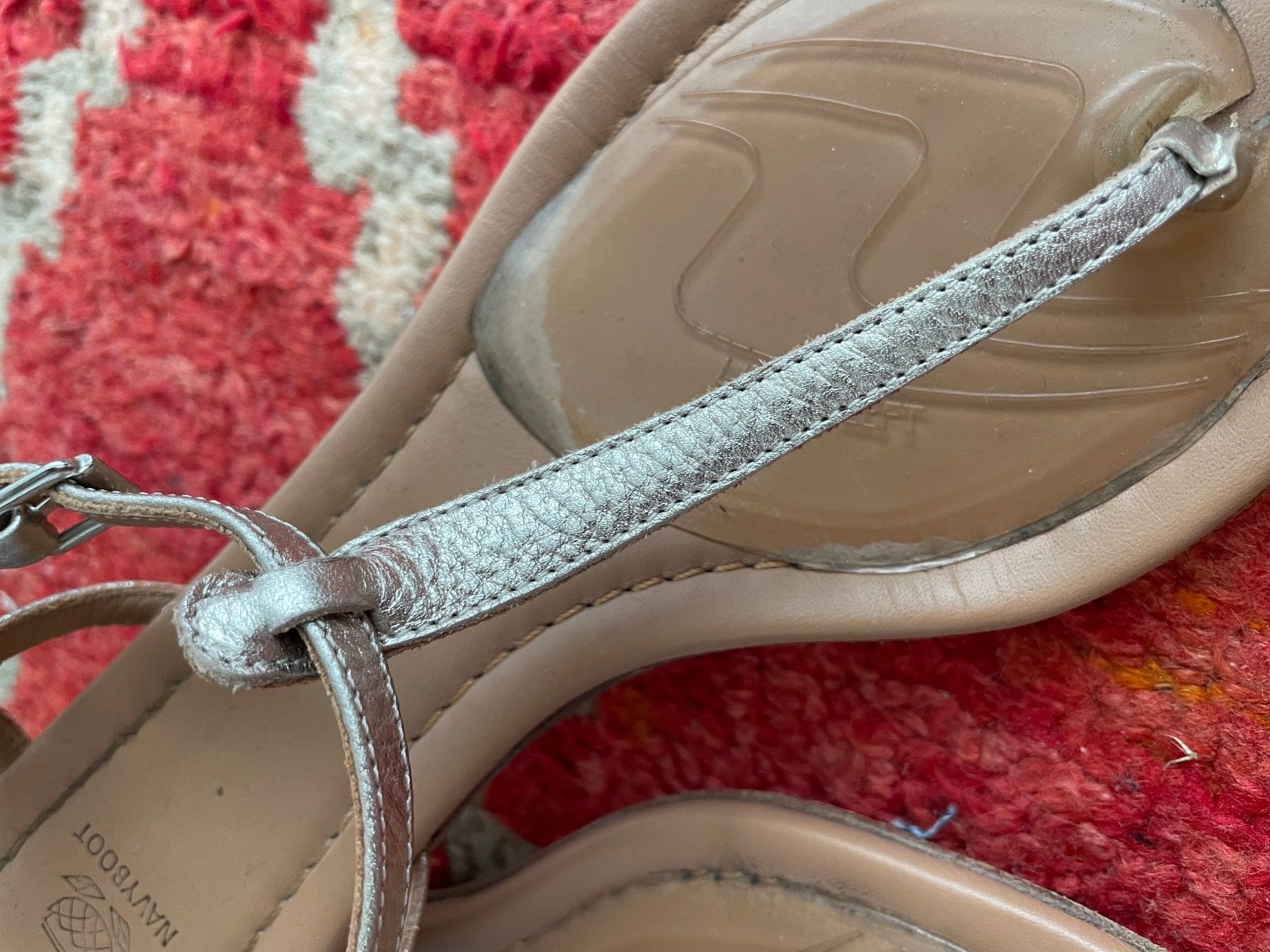 Navyboot Chaussures femmes: Navyboot Sandalen Leder Gold 38 – Neuf (Voir description) à Rüschlikon par FTSFTS 1